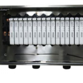 CAJA METAL P/MEDIDOR PREPAGO 18 SALIDAS