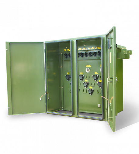 TX GAB. 500KVA 13200V 208/120V -4H-3F-E3